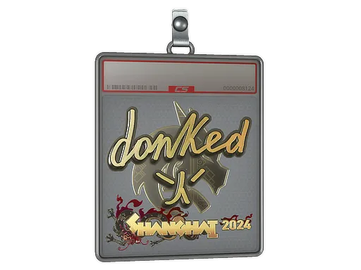 Sticker Slab | donk (Gold) | Shanghai 2024