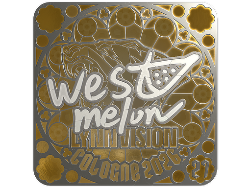 Sticker | westmelon (Foil, Ranked) | Cologne 2026