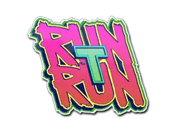 Sticker | Run T