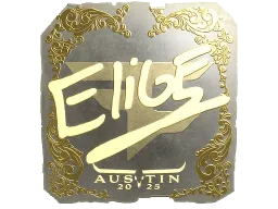 Sticker | EliGE (Gold) | Austin 2025