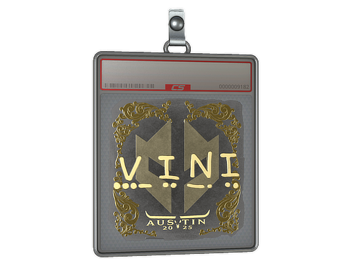 Sticker Slab | VINI (Gold) | Austin 2025