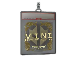 Sticker Slab | VINI (Gold) | Austin 2025