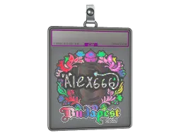 Sticker Slab | alex666 (Holo) | Budapest 2025