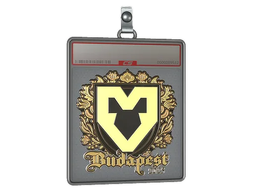 Sticker Slab | MOUZ (Gold) | Budapest 2025