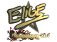 Sticker | EliGE (Gold) | Shanghai 2024