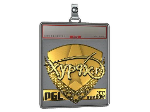 Sticker Slab | Xyp9x (Gold) | Krakow 2017