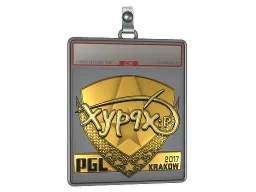Sticker Slab | Xyp9x (Gold) | Krakow 2017