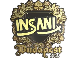 Sticker | insani (Gold) | Budapest 2025