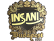 Sticker | insani (Gold) | Budapest 2025