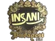 Sticker | insani (Gold) | Budapest 2025 CS2 skin