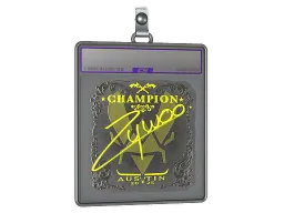 Sticker Slab | ZywOo (Foil, Champion) | Austin 2025