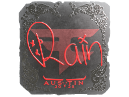 Sticker | rain (Foil) | Austin 2025