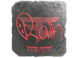 Sticker | rain (Foil) | Austin 2025