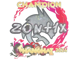 Sticker | zont1x (Glitter, Champion) | Shanghai 2024