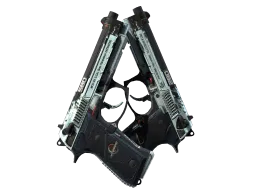 StatTrak™ Dual Berettas | Dezastre (Field-Tested)