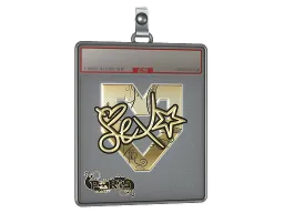 Sticker Slab | dexter (Gold) | Paris 2023