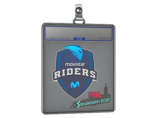 Sticker Slab | Movistar Riders | Stockholm 2021