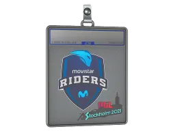 Sticker Slab | Movistar Riders | Stockholm 2021