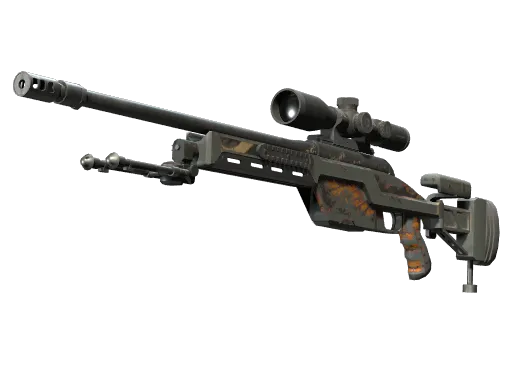 StatTrak™ SSG 08 | Death's Head (Battle-Scarred)