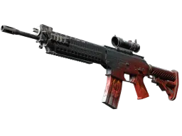 SG 553 | Darkwing (Battle-Scarred)