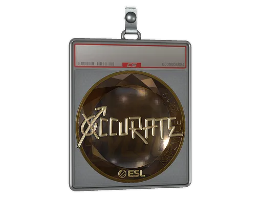 Sticker Slab | xccurate (Gold) | Katowice 2019