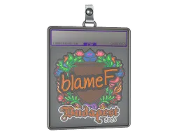 Sticker Slab | blameF (Embroidered) | Budapest 2025