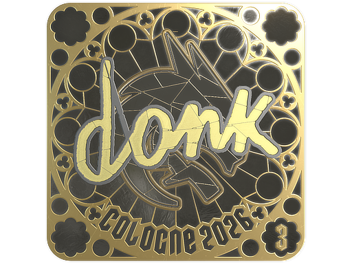 Sticker | donk (Gold, Ranked) | Cologne 2026