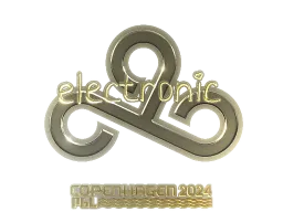 Sticker | electronic (Gold) | Copenhagen 2024