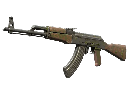 Souvenir AK-47 | Olive Polycam (Battle-Scarred)