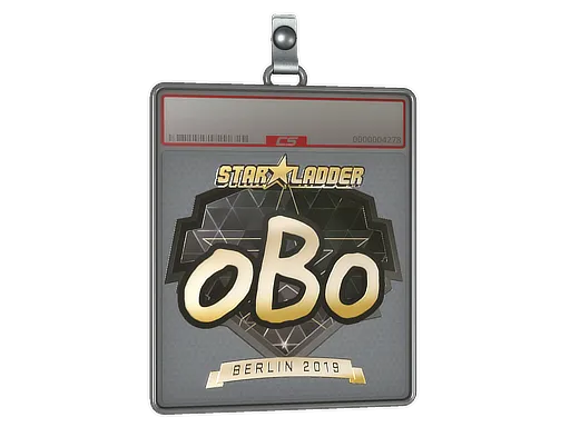 Sticker Slab | oBo (Gold) | Berlin 2019