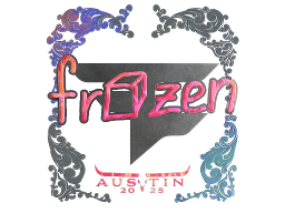 Sticker | frozen (Holo) | Austin 2025