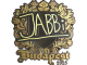 Sticker | jabbi (Gold) | Budapest 2025