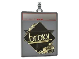 Sticker Slab | broky (Gold) | Rio 2022