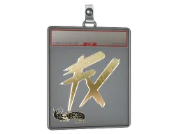 Sticker Slab | Fluxo (Gold) | Paris 2023