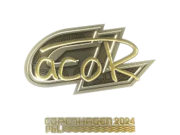Sticker | acoR (Gold) | Copenhagen 2024
