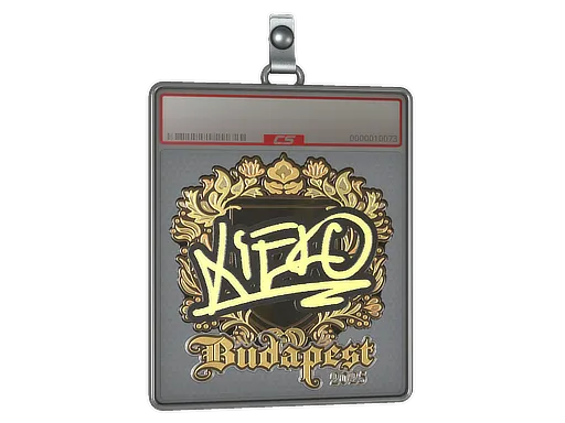 Sticker Slab | xiELO (Gold) | Budapest 2025