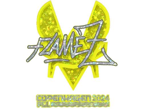 Sticker | FlameZ (Glitter) | Copenhagen 2024