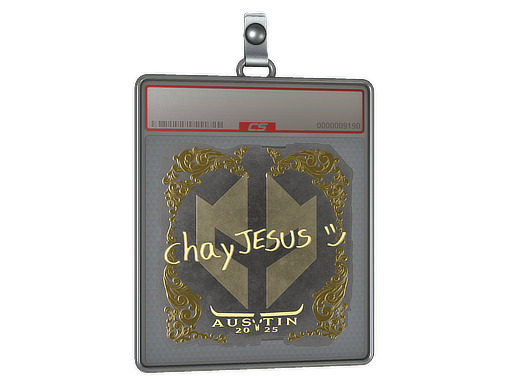 Sticker Slab | chayJESUS (Gold) | Austin 2025