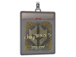Sticker Slab | chayJESUS (Gold) | Austin 2025