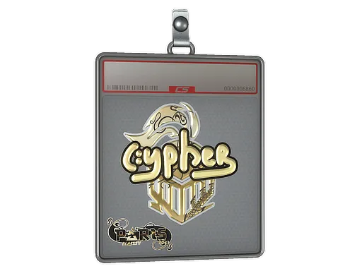 Sticker Slab | Cypher (Gold) | Paris 2023