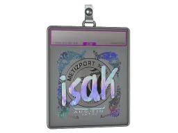 Sticker Slab | isak (Holo) | Austin 2025