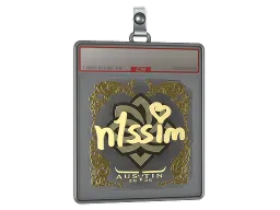 Sticker Slab | n1ssim (Gold) | Austin 2025