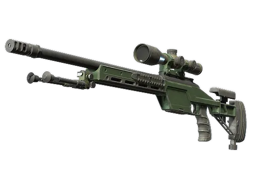 Souvenir SSG 08 | Green Ceramic (Battle-Scarred)