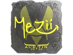 Sticker | mezii (Foil) | Austin 2025