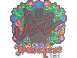 Sticker | Jee (Embroidered) | Budapest 2025