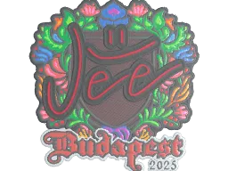 Sticker | Jee (Embroidered) | Budapest 2025