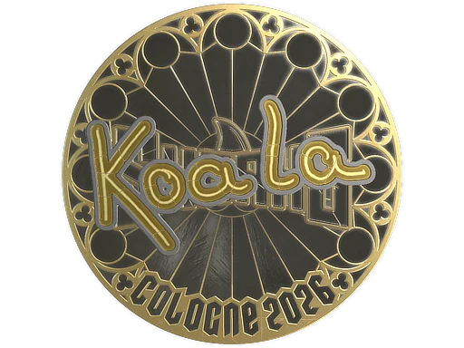 Sticker | koala (Gold) | Cologne 2026