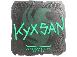 Sticker | kyxsan (Foil) | Austin 2025