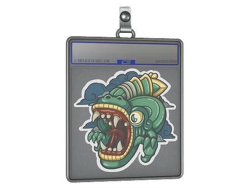 Sticker Slab | Baby Fire Serpent