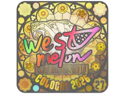 Sticker | westmelon (Holo, Ranked) | Cologne 2026